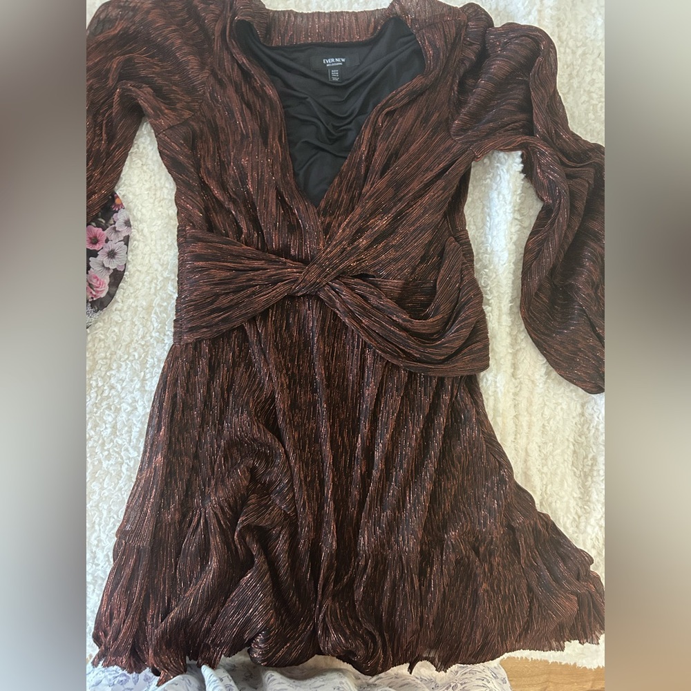 Elegant Brown Dress